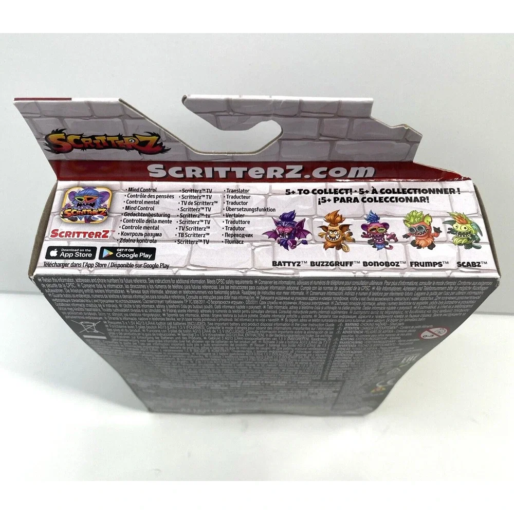 Scritterz Battyz Interactive Pet Creature Touch & Sound Reactive SpinMaster NIP